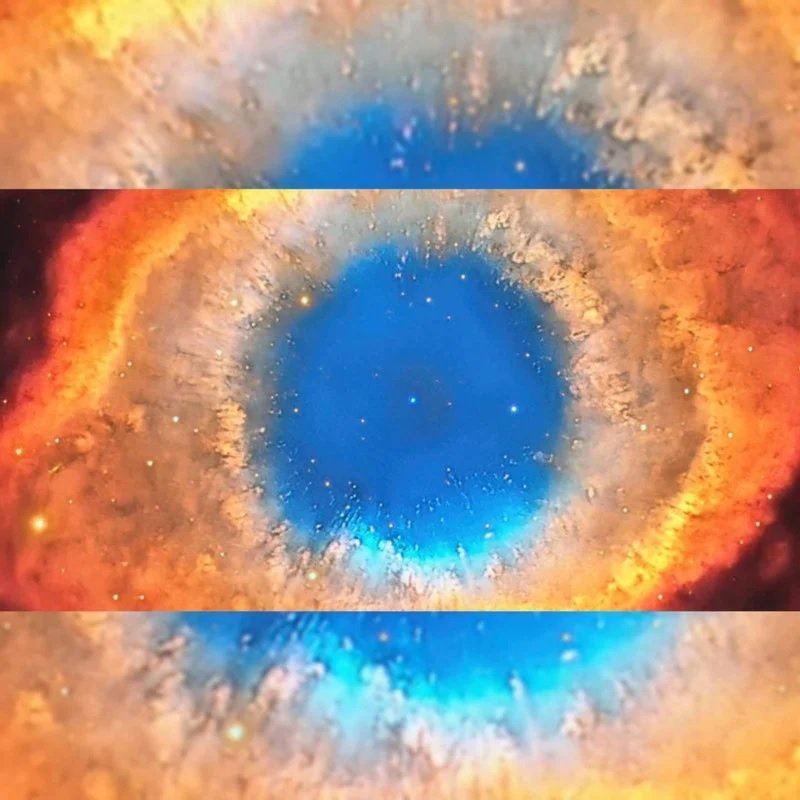ثبت تصویری حیرت‌انگیز از سحابی «چشم خدا» با 107 ساعت نوردهی