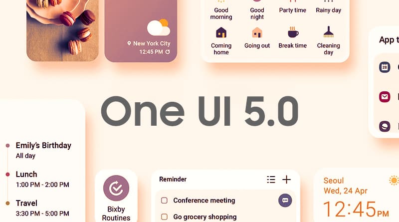اطلاعات احتمالی در مورد One UI 5.0 سامسونگ
