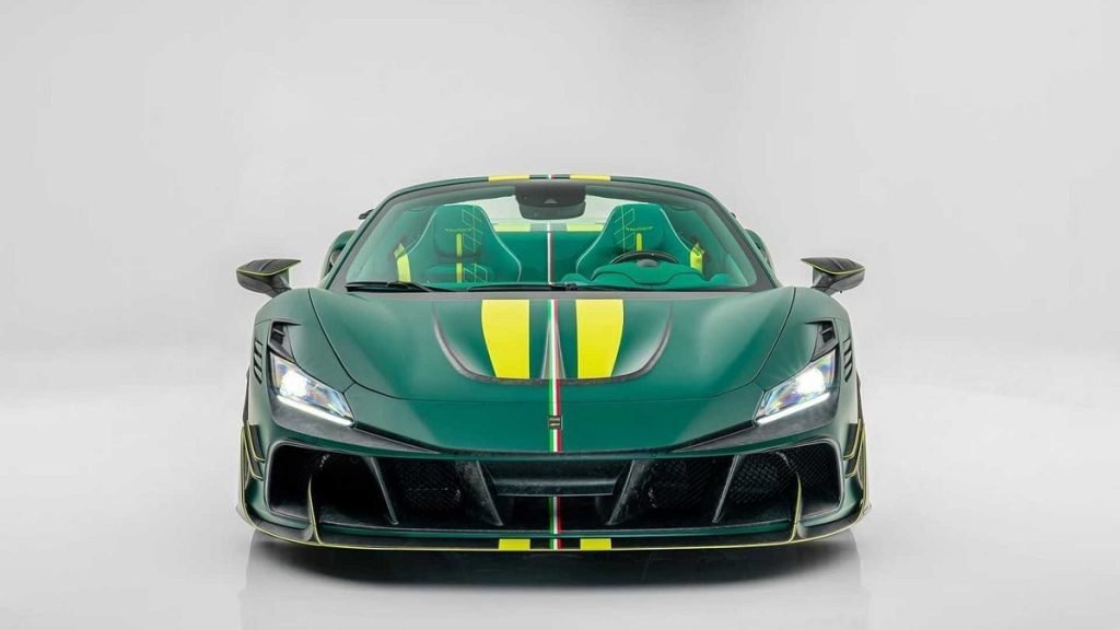 شاهکار منصوری بر اساس فراری F8 Tributo Spider; افزایش 160 اسب بخار در یک حرکت! قطب آی تی ferrari f8 tributo spider f8xx by mansory 6 قطب آی تی