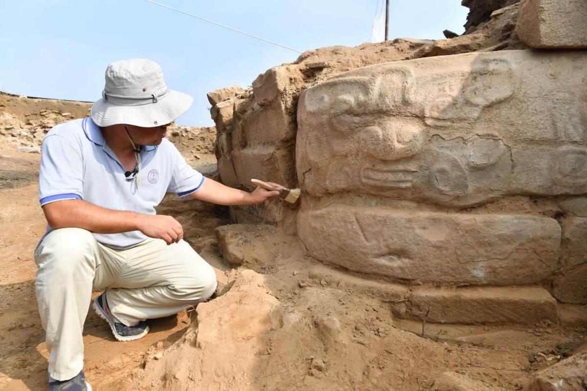 کشف پرتره 4200 ساله از یک شاه چینی در هرم بزرگ شیمائو