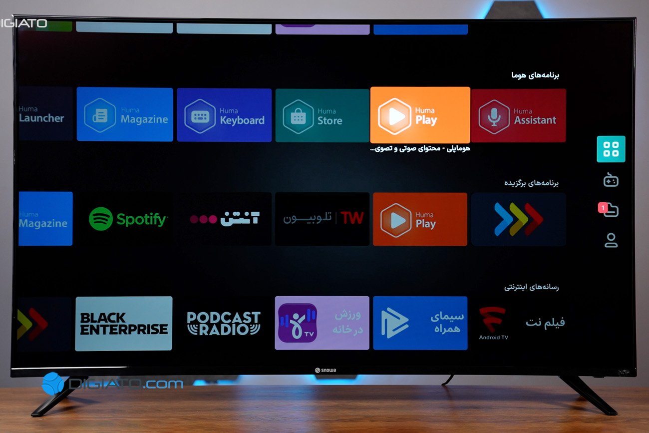 بررسی قابلیت‌های نرم‌افزاری جدید تلویزیون هوشمند اسنوا | دیجیاتو