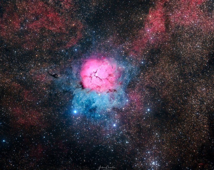 M20 Trifid Nebula 1024 قطب آی تی