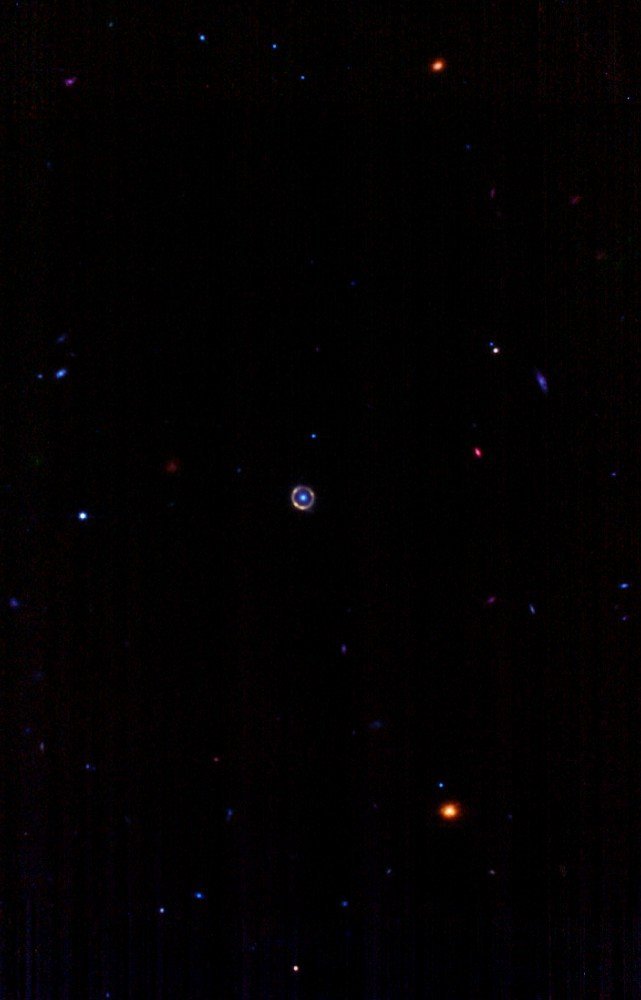 تلسکوپ جیمز وب تصویری خیره‌کننده از حلقه اینشتین در فاصله 12 میلیارد سال نوری منتشر کرد