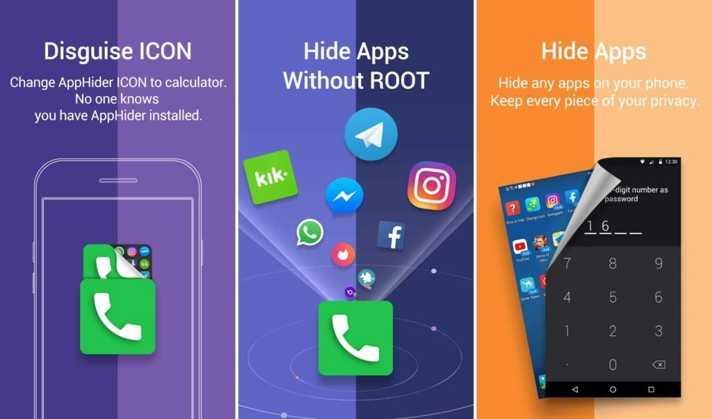 برنامه مخفی کننده برنامه Dialer Lock