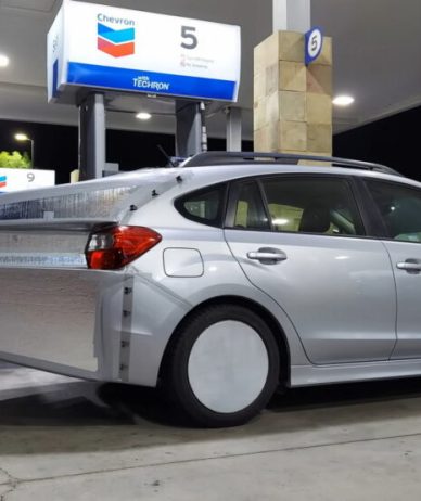 یک آزمایش جالب؛ آیرودینامیک چقدر می تواند مصرف سوخت خودروی معمولی را کاهش دهد؟