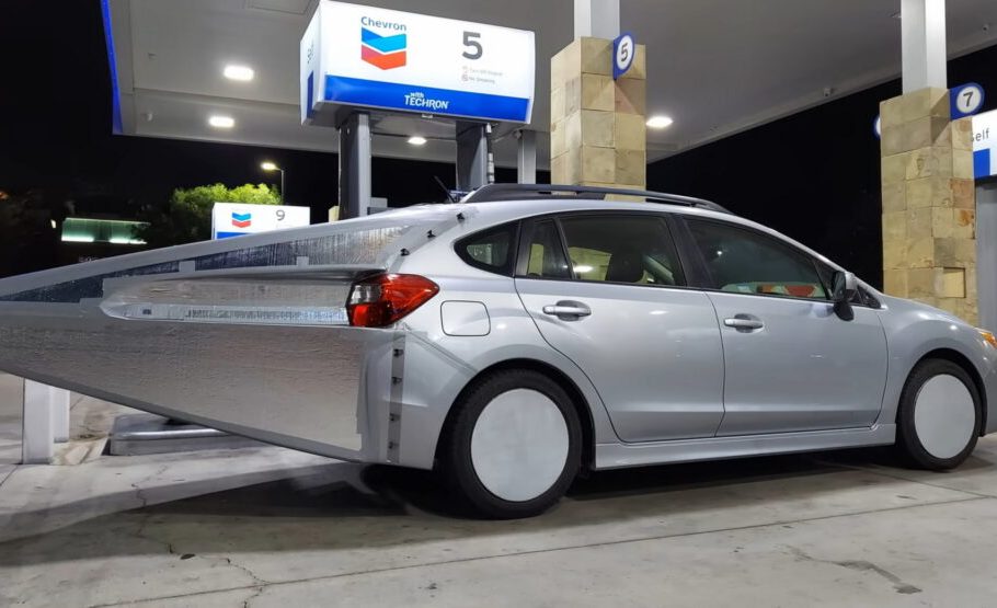 یک آزمایش جالب؛ آیرودینامیک چقدر می تواند مصرف سوخت خودروی معمولی را کاهش دهد؟