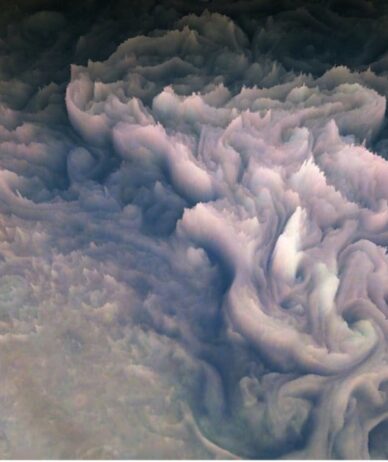 اولین رندر سه بعدی از ابرهای خروشان سیاره مشتری [تماشا کنید]