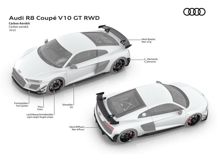 آئودی R8 V10 GT RWD