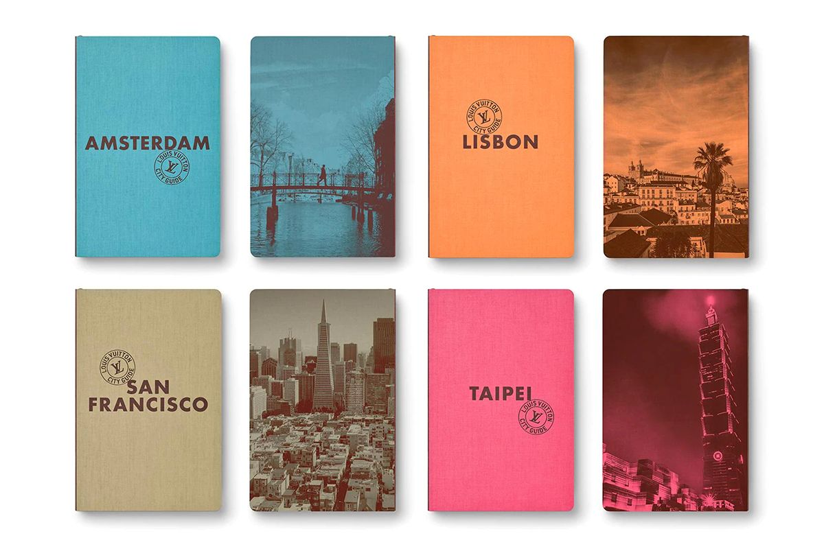 کتاب های راهنمای سفر لویی ویتون برای شهرهای گردشگری شاخص جهان