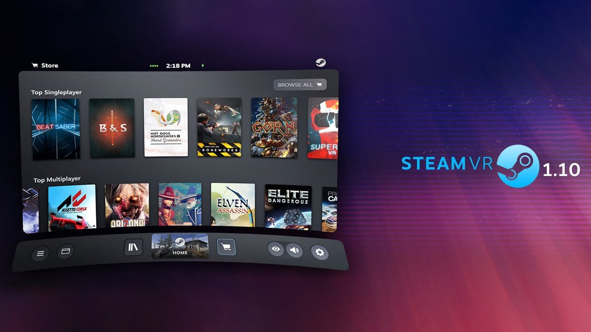 پلتفرم Steam VR برای توزیع بازی های واقعیت مجازی