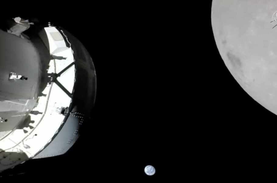 ماه زمین و فضاپیمای ناسا