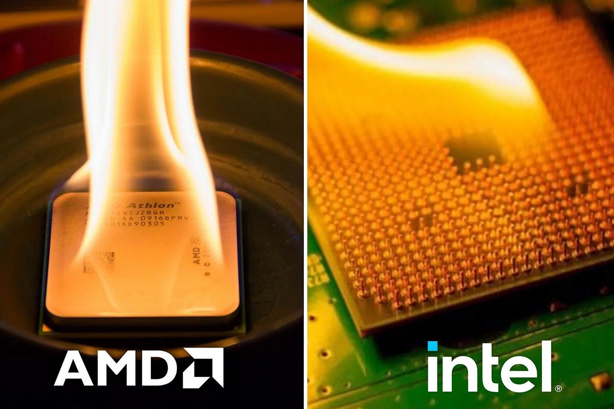 افزایش دمای CPU به دلیل اورکلاک