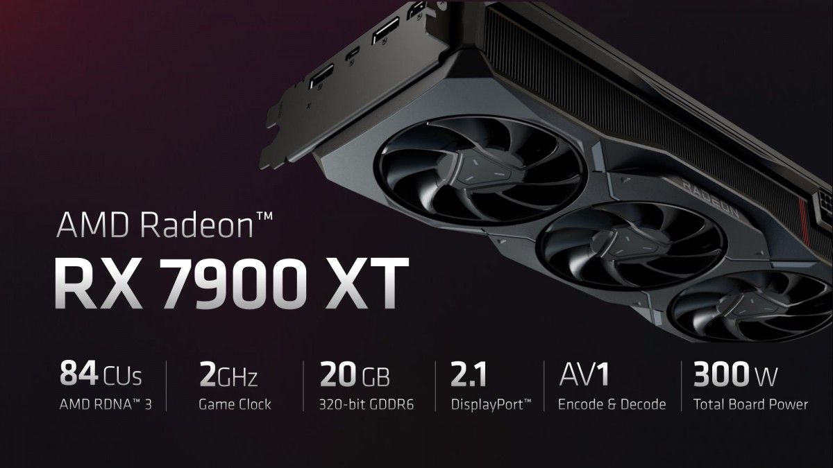 مواصفات بطاقة الرسومات AMD RX 7900 XT