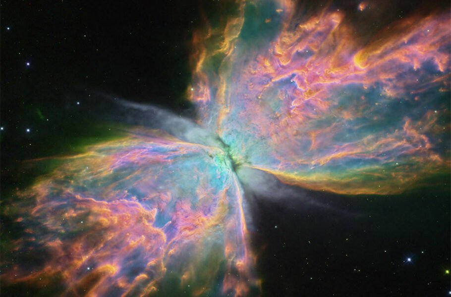 تصویر روز ناسا: درخشش سحابی پروانه