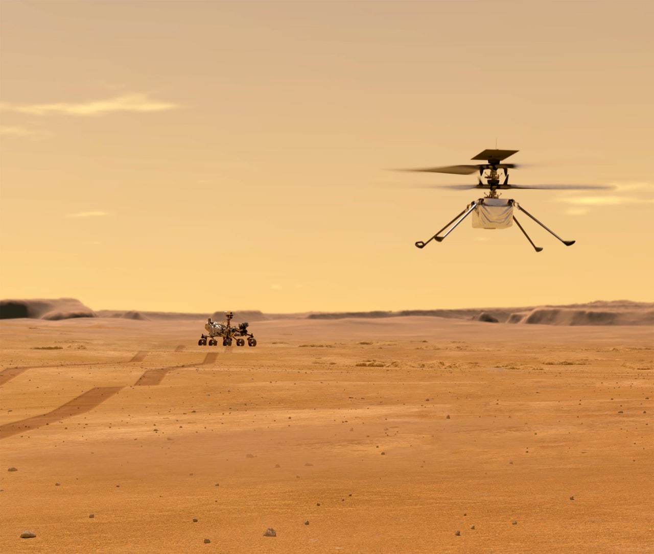 هلیکوپتر کوچک «نبوغ» ناسا کوتاه‌ترین سفر خود در مریخ را انجام داد