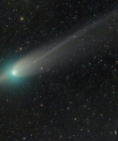 تصویر روز ناسا: دنباله‌دار سبزرنگ به زمین نزدیک می‌شود