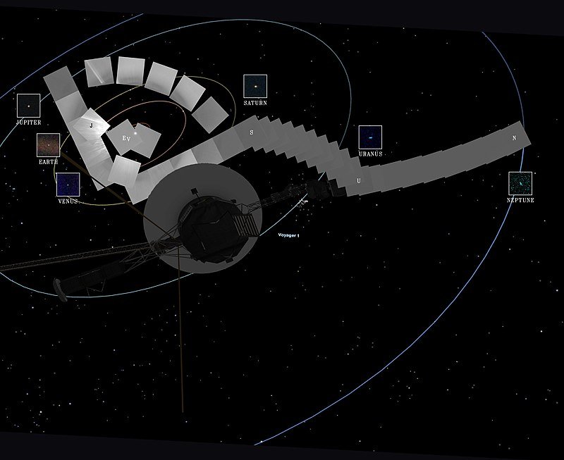 اخبارامروز در فضا: وویجر- ۱ اولین پرتره خانوادگی منظومه شمسی را ثبت کرد