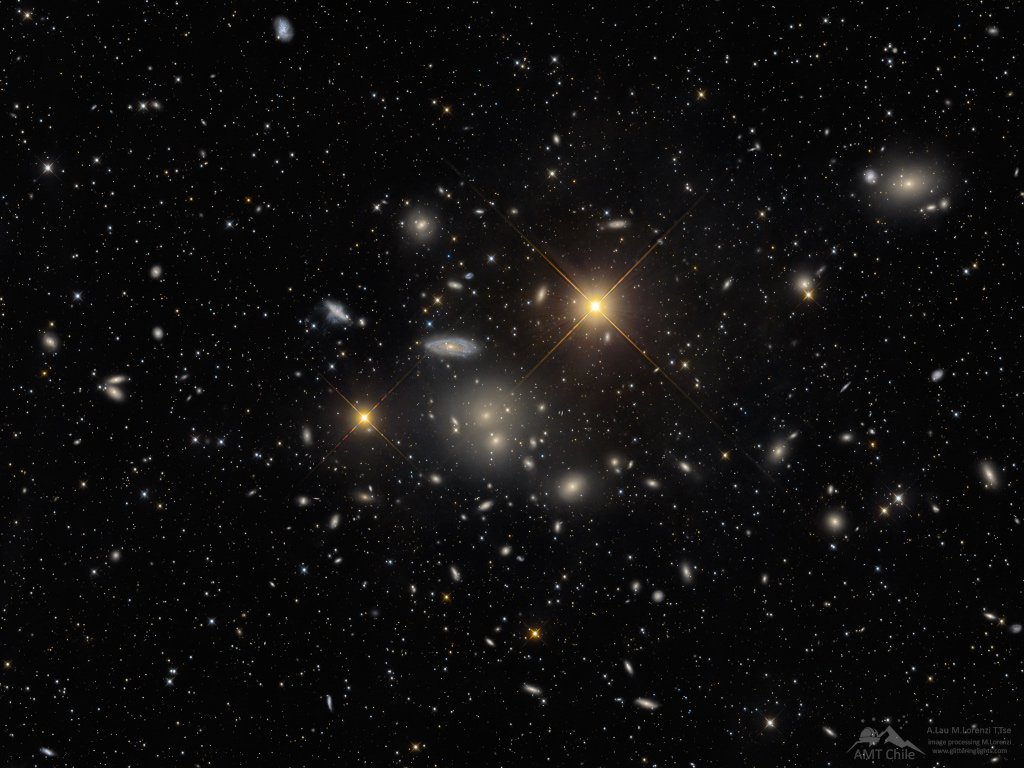 عکس | ناسا خوشه کهکشانی هیدرا را شکار کرد